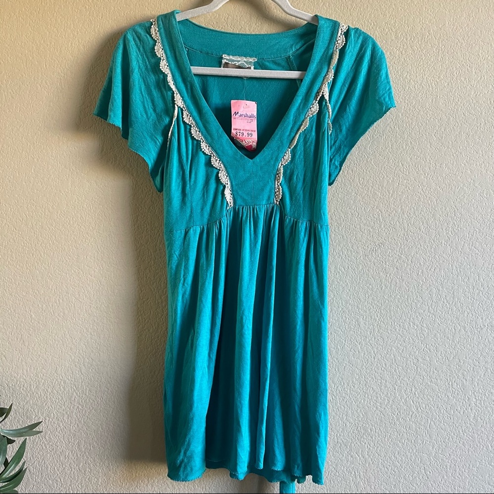 Jack & Rae NWT Boho Top with Lace Appliqué NWT